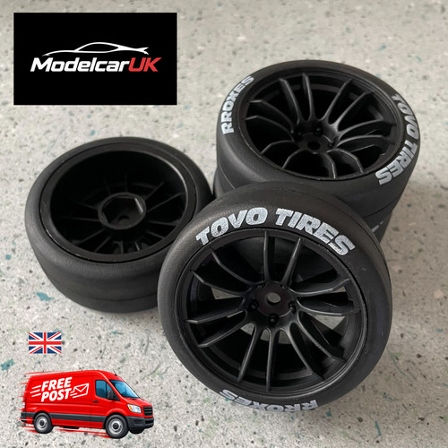65mm rubber slicks 12mm - 4x, rc
