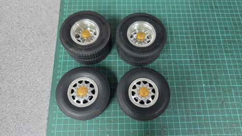 Tamiya truck alloy wheels - tamiya,